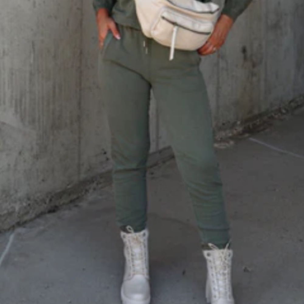 Olive Green Joggers